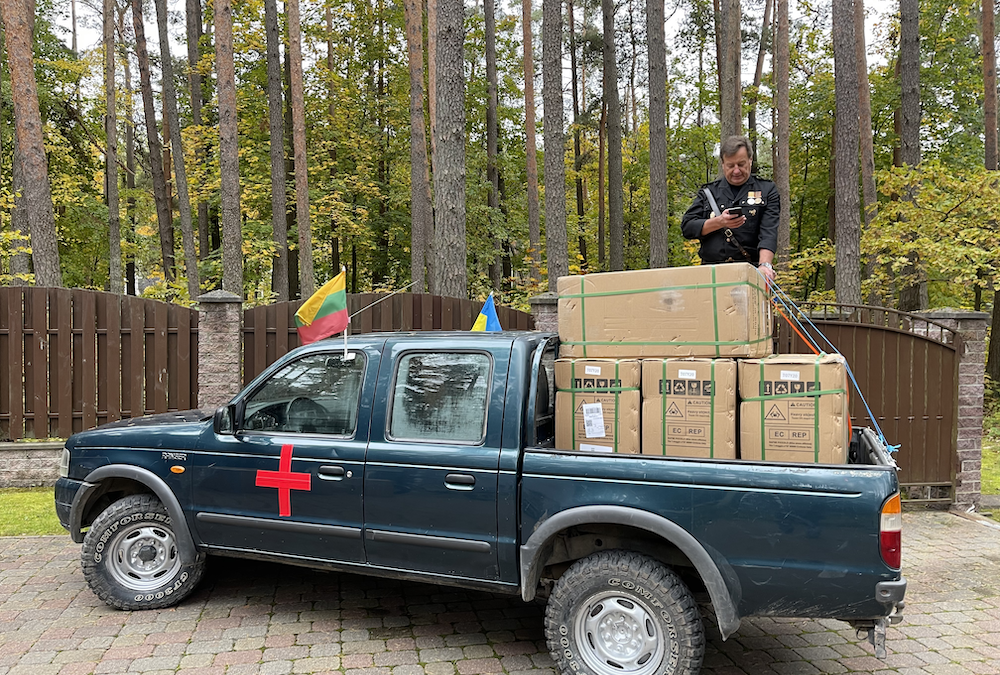 Ukrainos kariams išsiųsta pirmoji elektrinių dviračių siunta